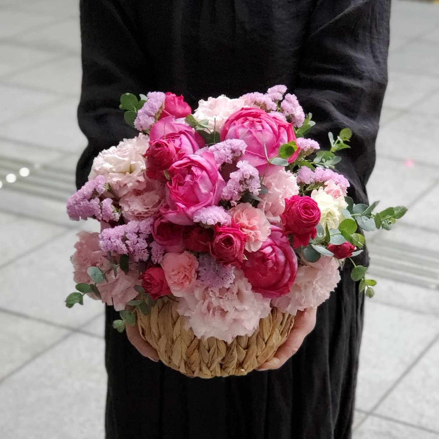 アレンジメントLL ピンク