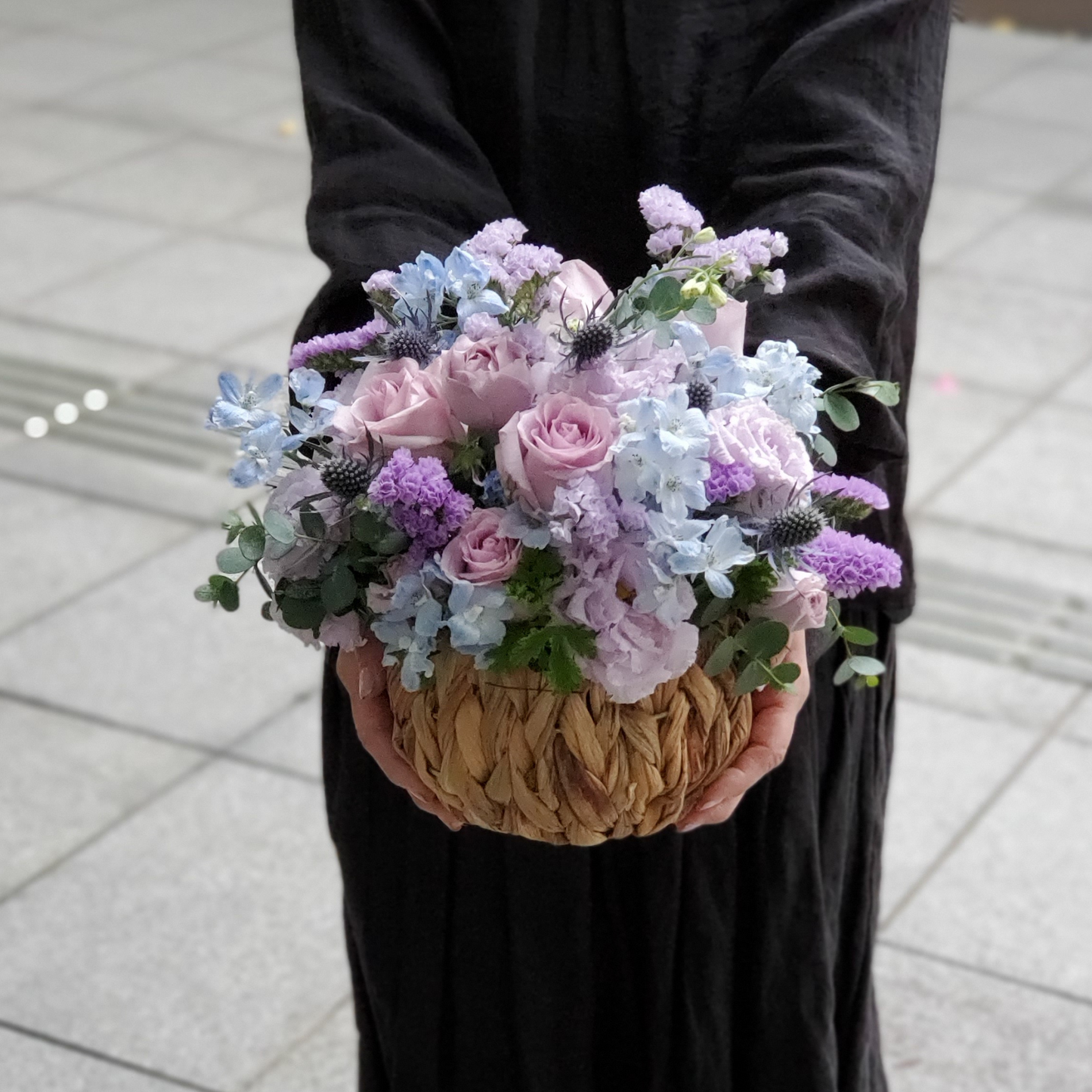 アレンジメントLL ブルー・パープル