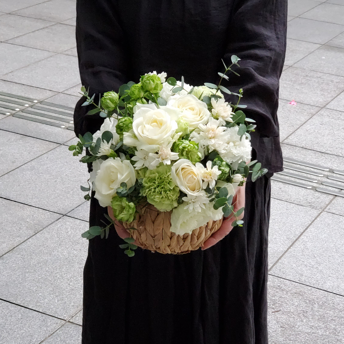 アレンジメントLL ホワイト・グリーン