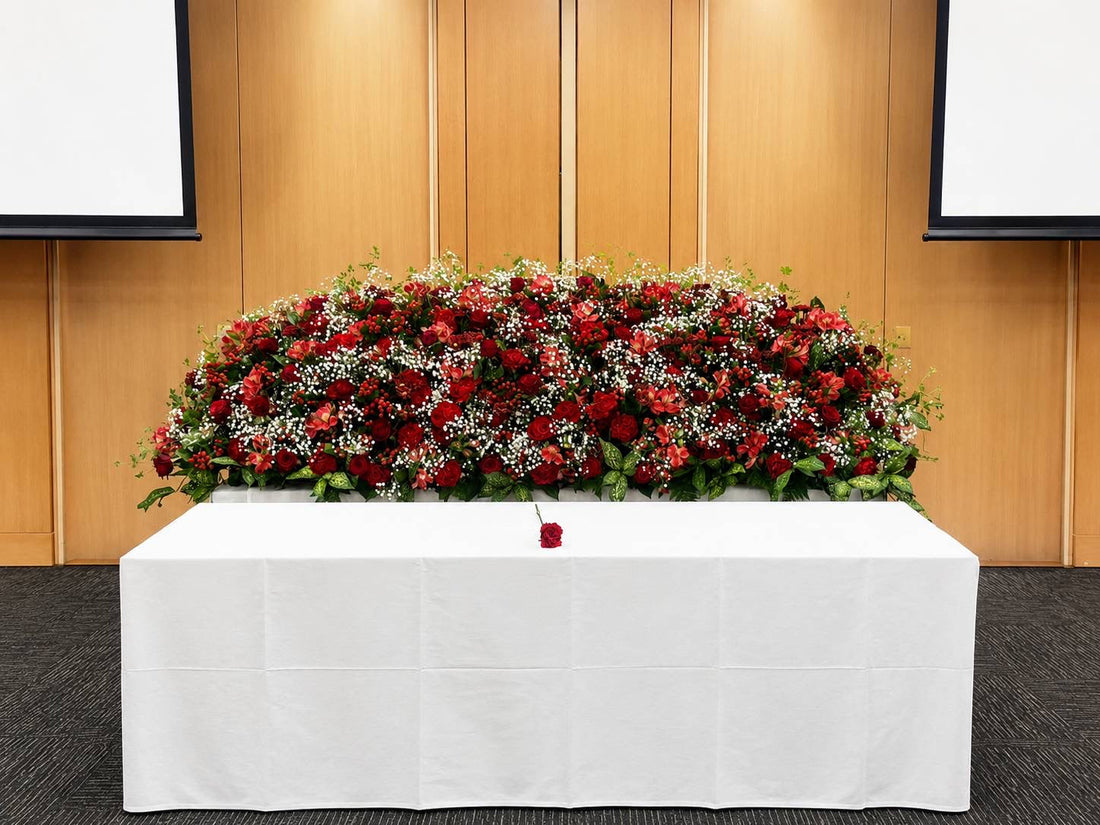 はこねフローリストのお花が彩る、心に残るお別れの空間