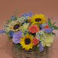 Sunflower Basket（サンフラワーバスケット）M ～ひまわりのナチュラルアレンジメント～